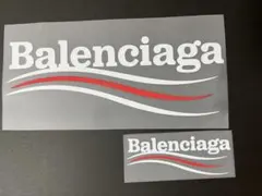 Balenciaga アイロンプリントシート 大小2枚セット