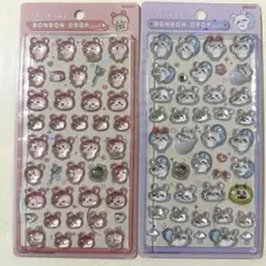 ボンボンドロップシール　古本屋　モモンガ　シール　ちいかわ