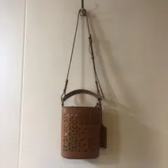 genten ゲンテン カットワーク2wayショルダーバッグ