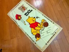 レトロ プーさん バスタオル 東京ディズニーランド 旧ロゴ