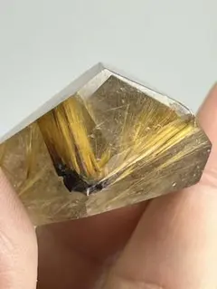 天然石　タイチンルチルクォーツ　フリーフォーム　　スモーキークォーツ⭐️1781