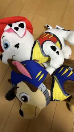パウ・パトロール ぬいぐるみ 2体セット　タグなし
