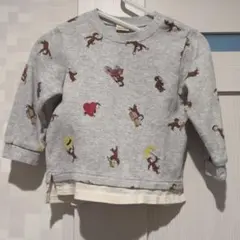 petit main おさるのジョージ 長袖 90cm