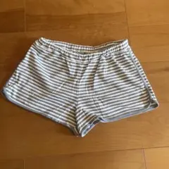 ボーダー柄 ショートパンツ GU M