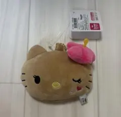 ハローキティ 日焼けキティ ぬいぐるみマスコットミラー