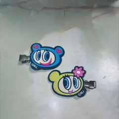 エンジェルブルー ナカムラくん ハナちゃん 前髪クリップ 2種セット