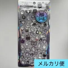 【正規品】光る　ジュエルプチドロップ　しろくろどろっぷ　しろくろボンボン　シール