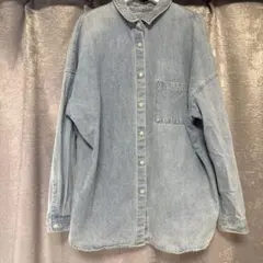 AZULBYMOUSSY スキッパーデニムシャツ