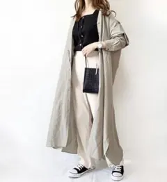 URBAN RESEARCH シャツワンピース 長袖　シルクのサムネイル