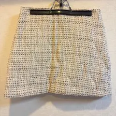 ZARA ツイード ミニスカート
