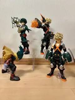 一番くじ　ヒロアカ　緑谷　爆豪　フィギュア　4体セット