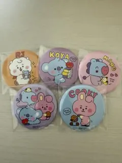 BT21 缶バッジ5個セット