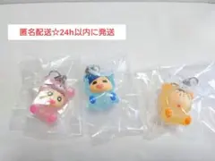 クレヨンしんちゃん めじるしアクセサリー みんなでくまパジャマ 3点セット
