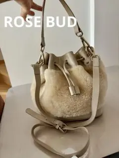 ROSE BUD ファー2wayバッグ