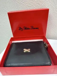 Paloma Picasso パロマピカソ二つ折り財布 レザー ブラック - メルカリ