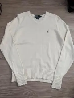 POLO Ralph Lauren 90s ニット　セーター アイボリー