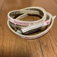 We Positive vintage ブレスレット