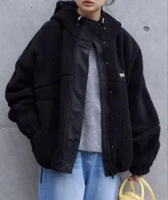 PENNEYS ペニーズ 別注 オーバーサイズボアブルゾン M ブラック