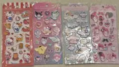 正規品　サンリオ　ジュエルマシュマロステッカーズ 4種セット