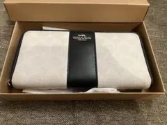 COACH シグネチャー長財布 ブラック