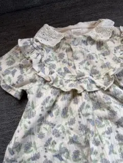 tete a tete フリル付き花柄トップス 90