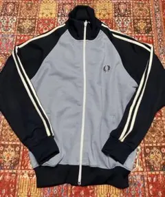 希少　FRED PERRY トラックジャケット ネイビー　ブルー　ポルトガル製のサムネイル