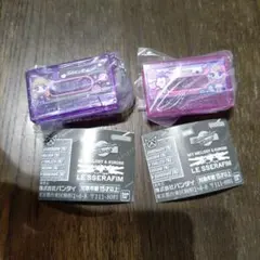 マイメロディ＆クロミ×ルセラフィム ガシャポン カセットテープチャーム