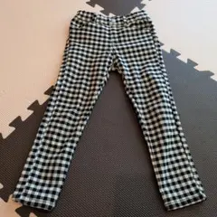 branshes チェック柄スリムフィットパンツ 110