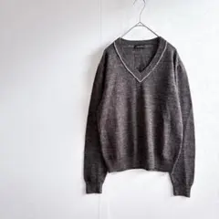 ジョゼフオム ウール リネン Ｖネック 上品 オンワード ブラウン 46 刺繍のサムネイル