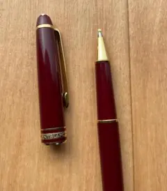 モンブラン クラシック ボルドー色ｘゴールド色 163 ローラーボールペン