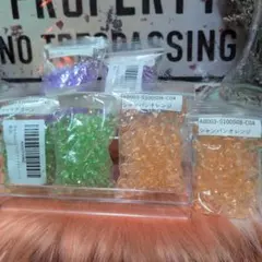 【新品未開封】アクリルビーズセット 　6袋セット