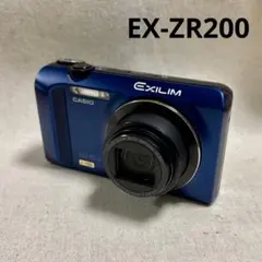 【動作確認済】CASIO EXILIM EX-ZR200 ブルーのサムネイル