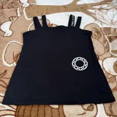 FEEL CYCLE ストラップ付きタンクトップ 黒