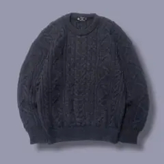 80s 90s UK製 ST.Michael メランジニット　メランジ