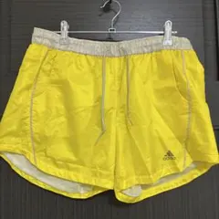 【美品】adidas climaproof 黄色 ショートパンツ Lサイズ