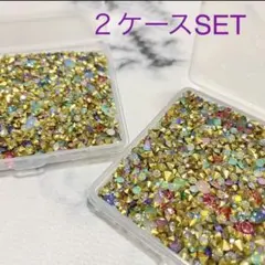 Vカットストーン　ストーン　デコパーツ　ハンドメイド　ジェル　ネイル　ラス１