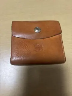 レザー 二つ折り財布 イルビゾンテ　ヌメ革