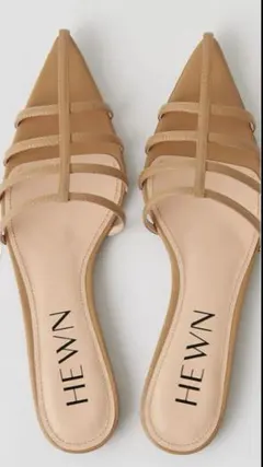 値下げ★【新品未使用】HEWN フラットバレエシューズ サイズ38 ブラウン HEWN(ヒューン)のナイロンバレエシューズ通販 | 集英社HAPPY