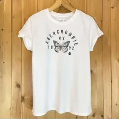 US限定モデル！ソフトな着心地♩キュートな蝶々/半袖Tシャツ/アバクロ