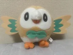 ポケモン　モクロー　ぬいぐるみ　サン&ムーン　羽ばたいてるモクロー