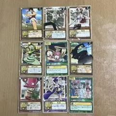 ワンピースカード　ルフィなど９枚
