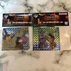 ドラゴンボール一番くじ　I賞フレークプリズムステッカー　2種セット