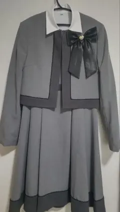 フォーマルドレスワンピース グレー 160サイズ 卒業式