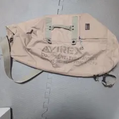 AVIREX ベージュ ショルダーバッグ　イーグル　ボンサック