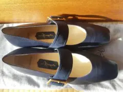 Kanematsu ネイビー メリージェーン パンプス