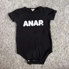 ANAP 黒 プリントロンパース　値下げしましたのサムネイル