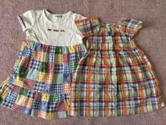 HOT BISCUITS/100cm ワンピース チュニック ２枚セット