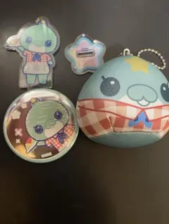 教育番組　スイパラ　メロン　アクリルスタンド　ビーズマスコット 缶バッジ