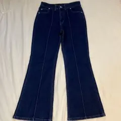 グレイル　ダークブルーブーツカットデニム