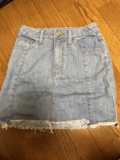 デニムAラインスカート